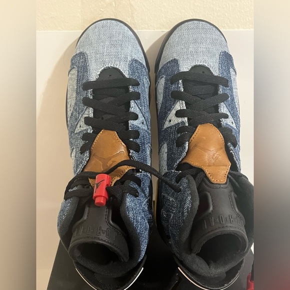 Jordan 6 Retro High Wash Denim Size 5Y - Picture 8 of 9